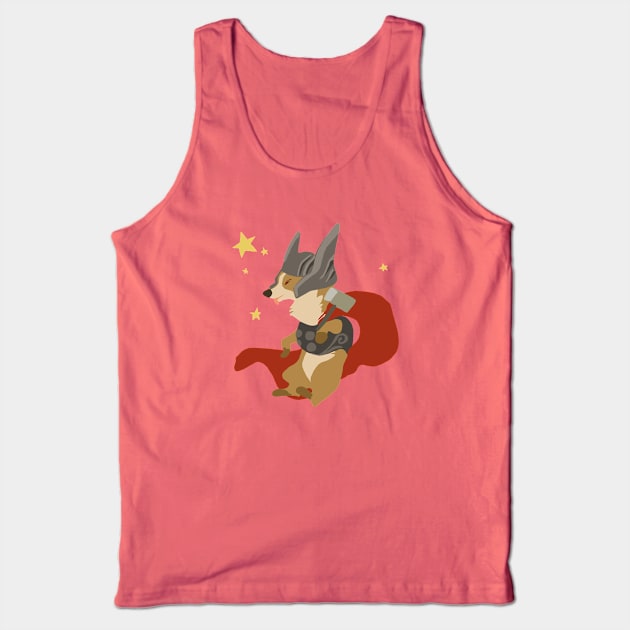 Thorgi, The Corgi God Of Thunder Tank Top by EricHoRaw